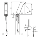 KWC Standventil, PROTRONIC-S, Elek, O. Mischung,...