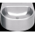 KWC Einzelwaschtisch, ANIMA, Edelstahl, 460x230x410 mm, ohne Hahnbank