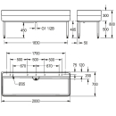KWC Werkraumbecken, SIRIUS, MIRANIT, 2000x800x700 mm,...