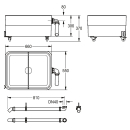 KWC Schlammfangbecken, SIRIUS, MIRANIT, 660x370x550 mm,...