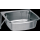 KWC Ausgussbecken, SIRIUS, Edelstahl, 560x200x460 mm, Klapprost und Spritzwand