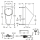 KWC Urinal, HEAVY DUTY, Edst, Auto. Sp, 313x732x341 mm, Hw.-mont, 24 V