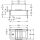 KWC Mehrzweckbecken, SIRIUS, Edelstahl, 800x260x450 mm, Klapprost und Spritzwand