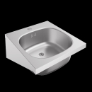 KWC Einzelwaschtisch, ANIMA, Edelstahl, 400x200x412 mm,...