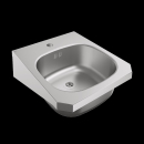 KWC Einzelwaschtisch, ANIMA, Edelstahl, 400x150x452 mm,...