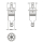 KWC Funktionsteil, AQUALINE, für Wc-spüler DN15, 2000104394