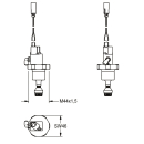 KWC Oberteil, für. Magnet-druckspüler DN20, mit...
