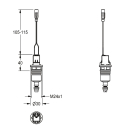 KWC Magnet-selbstschlussventilkartusche, PROTRONIC, 6...