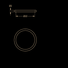 KWC O-ring, 22x2mm, 2000104616