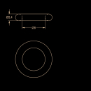 KWC O-ring, 8x2, 4 mm, 2000104646