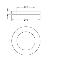 KWC Dichtung, 21x10x2mm, 2000104668