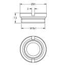 KWC Ventilsitz, DN15, 2000104790