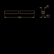 KWC Fernbetätigungsschlauch, Kst, in Meter, 2000104803