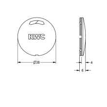 KWC Firmenplakette, Romix/rothermix, 2000104836