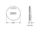 KWC Firmenplakette, Romix/rothermix, 2000104836