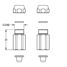 KWC Montageset, 2000104845