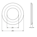 KWC Schubrosette, mit O-ring, 2000104888