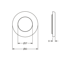 KWC Schubrosette, mit O-ring, 2000105569