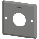 KWC Edelstahlabdeckplatte, 110x110 mm, Bohrung für...