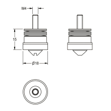 KWC Ventildichtung, für Notduschventil, 2000105851
