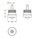 KWC Ventildichtung, für Notduschventil, 2000105851