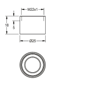 KWC Luftsprudler, M22x1, Diebstahlhemmend, 2000105959