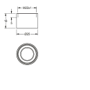 KWC Luftsprudler, M22x1, Diebstahlhemmend, 2000105959