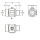 KWC Wassermengenregulierung, DN15, G1/2BxG1/2, Absperrbar, 2000106008
