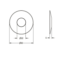 KWC Rosette DN15, 2000106020