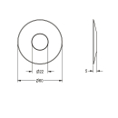 KWC Rosette DN15, 2000106020