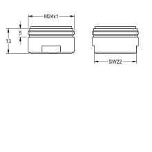 KWC Luftsprudler, M24x1, 8 L/min, 2000106028