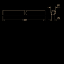 KWC Pneumatikschlauch, 1000 mm, 2000106114