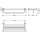 KWC Doppelhandtuchstange, MEDIUS, Edst, 600x122x220 mm, AP, Hochglanz, Regal