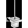 KWC Wc-bürstenhalter, CUBUS, Edelstahl, 147x340x135 mm, AP, Hochglanz, Bürste, Becher
