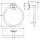 KWC Handtuchring, MEDIUS, Edst, 177x198x65 mm, AP, Hochglanz