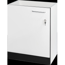KWC Unterbauschrank, SIRIUS, Holz, Weiß, 570x720x390 mm, Türanschlag Rechts