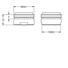 KWC Luftsprudler, M24x1, 3, 8 L/min