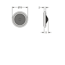KWC Siebdichtung, 19x14x2 mm, 2000109171