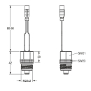 KWC Magnetventilkartusche DN5, Bistabil, 6 VDC