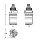 KWC Thermoelement, Aqualine-therm, 2030003300