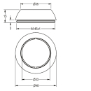 KWC Staubkappe, AQUAFIT, 2030010039