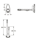 KWC Sensor, AQUACONTACT, für Duschpaneel, 2030012235