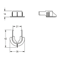 KWC Halteklammer, SMARTWAVE, 2030012240