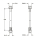 KWC Schlauch, G3/4xG1/2, 600 mm, DN8, Gerade, 2030012245