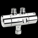 KWC Untertisch-thermostat, PURETHERM, DN10, Eckventilmontage