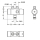KWC Untertisch-thermostat, PURETHERM, DN10, Eckventilmontage