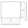 KWC Spiegel, HEAVY DUTY, Edelstahl, 590x490x7 mm, Verdeckte Befestigung