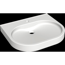 KWC Waschtisch, Variuscare, MIRANIT, 550x120x450 mm, Barrierefrei
