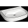 KWC Waschtisch, Variuscare, MIRANIT, 450x120x350 mm, Barr-frei, Farbstreifen