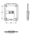 KWC Rahmen, FLUSH-S, mit Sensor, 2030021780